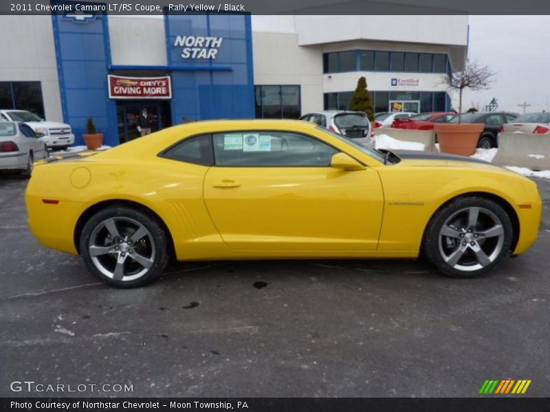 Rally Yellow / Black 2011 Chevrolet Camaro LT/RS Coupe