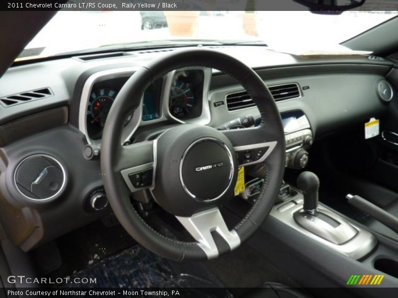 Rally Yellow / Black 2011 Chevrolet Camaro LT/RS Coupe