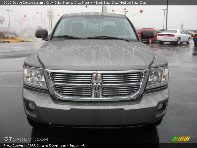 Mineral Gray Metallic / Dark Slate Gray/Medium Slate Gray 2011 Dodge Dakota Laramie Crew Cab