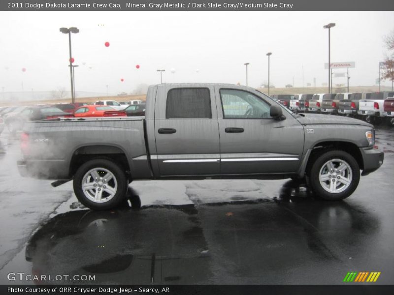 Mineral Gray Metallic / Dark Slate Gray/Medium Slate Gray 2011 Dodge Dakota Laramie Crew Cab