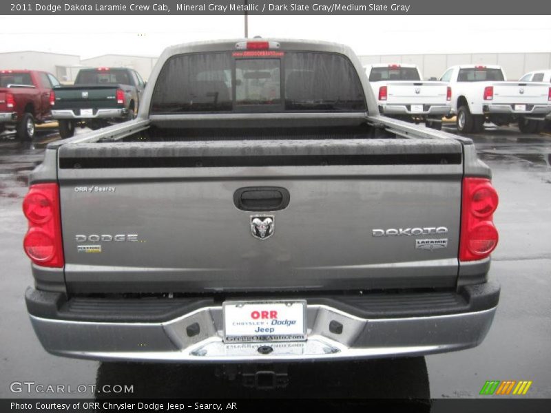 Mineral Gray Metallic / Dark Slate Gray/Medium Slate Gray 2011 Dodge Dakota Laramie Crew Cab
