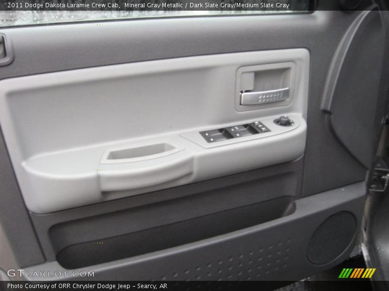 Mineral Gray Metallic / Dark Slate Gray/Medium Slate Gray 2011 Dodge Dakota Laramie Crew Cab