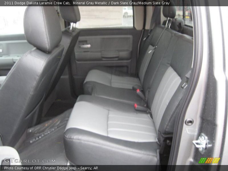  2011 Dakota Laramie Crew Cab Dark Slate Gray/Medium Slate Gray Interior