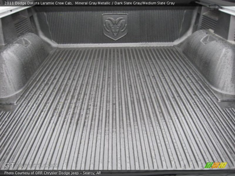 Mineral Gray Metallic / Dark Slate Gray/Medium Slate Gray 2011 Dodge Dakota Laramie Crew Cab