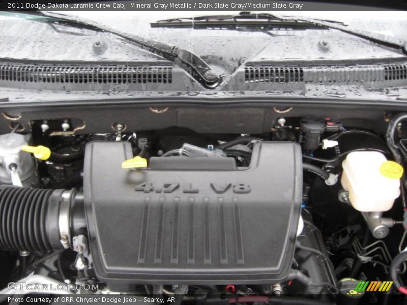  2011 Dakota Laramie Crew Cab Engine - 3.7 Liter SOHC 12-Valve Magnum V6