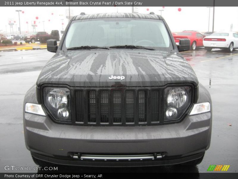 Brilliant Black Crystal Pearl / Dark Slate Gray 2011 Jeep Liberty Renegade 4x4