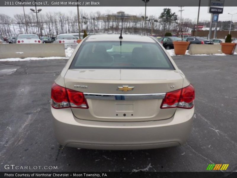 Gold Mist Metallic / Jet Black 2011 Chevrolet Cruze LT