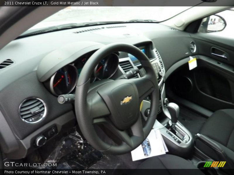 Gold Mist Metallic / Jet Black 2011 Chevrolet Cruze LT