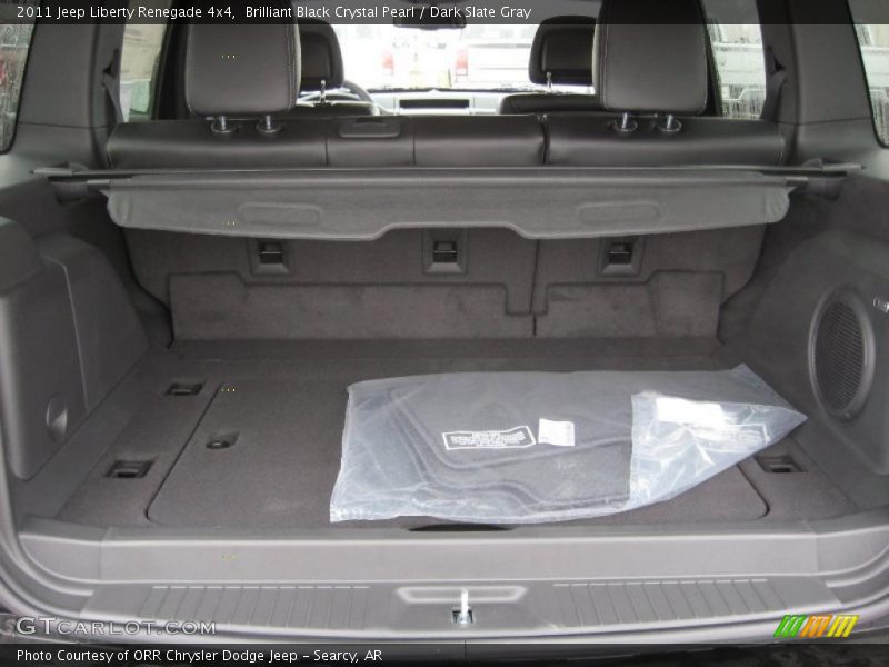 Brilliant Black Crystal Pearl / Dark Slate Gray 2011 Jeep Liberty Renegade 4x4