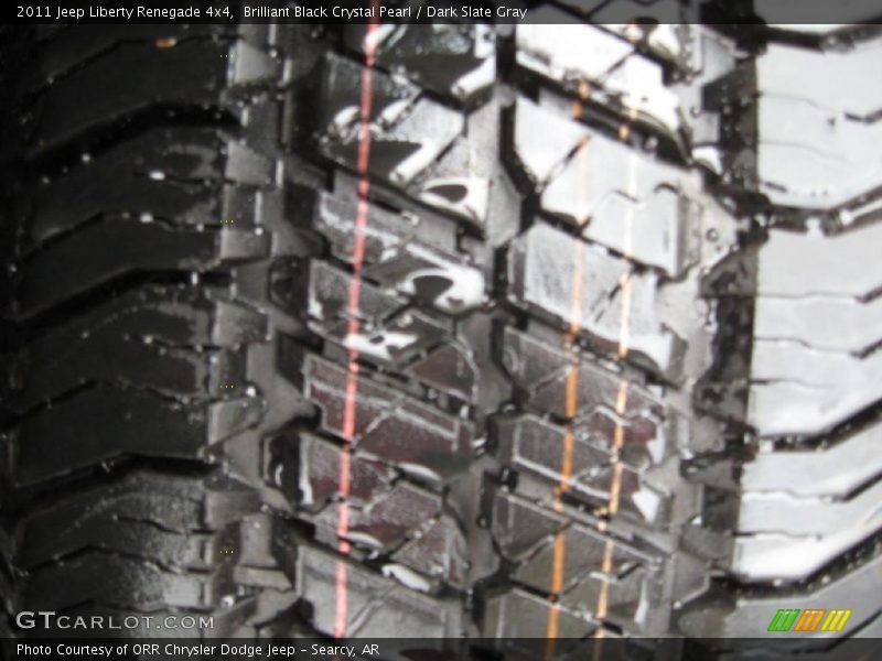 Brilliant Black Crystal Pearl / Dark Slate Gray 2011 Jeep Liberty Renegade 4x4