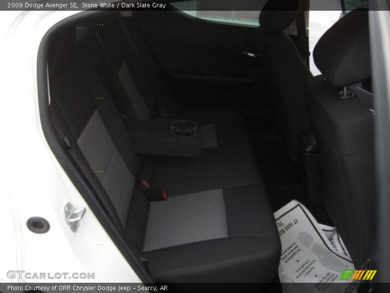 Stone White / Dark Slate Gray 2009 Dodge Avenger SE