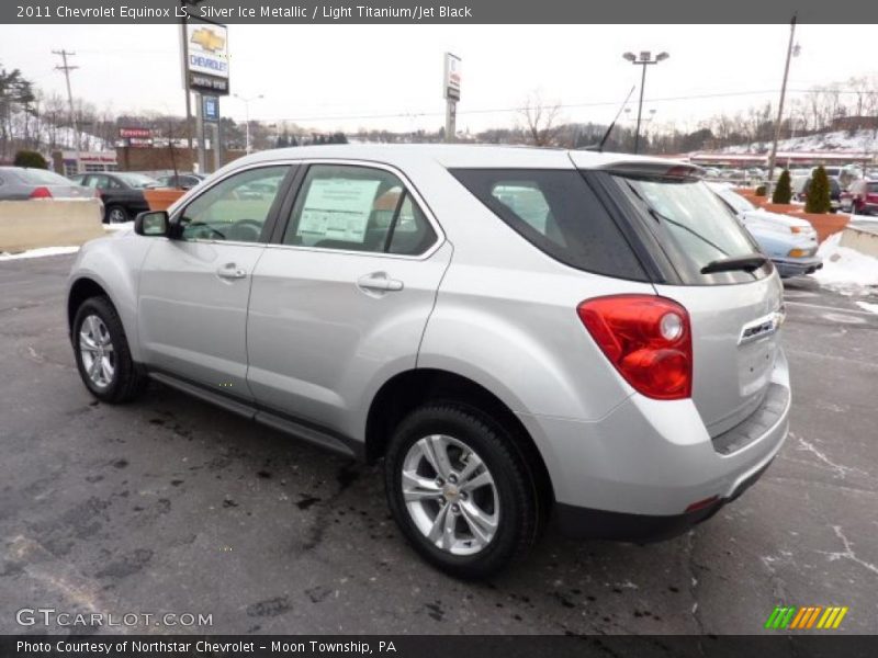 Silver Ice Metallic / Light Titanium/Jet Black 2011 Chevrolet Equinox LS