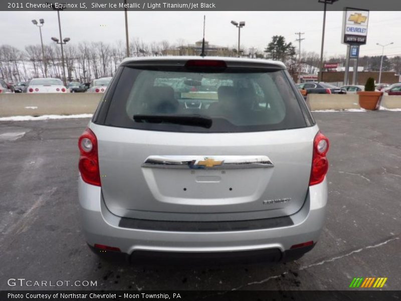 Silver Ice Metallic / Light Titanium/Jet Black 2011 Chevrolet Equinox LS
