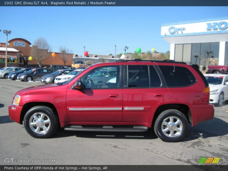 Magnetic Red Metallic / Medium Pewter 2002 GMC Envoy SLT 4x4