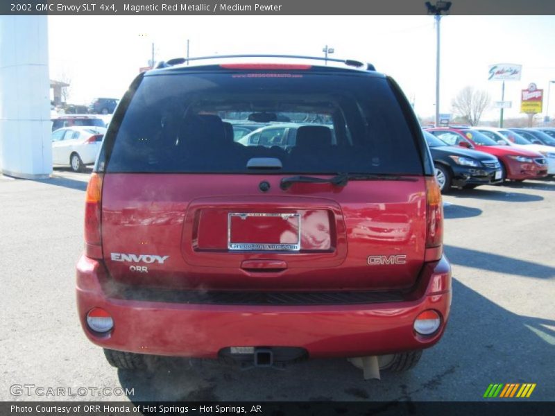 Magnetic Red Metallic / Medium Pewter 2002 GMC Envoy SLT 4x4