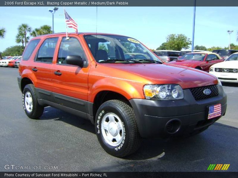 Blazing Copper Metallic / Medium/Dark Pebble 2006 Ford Escape XLS