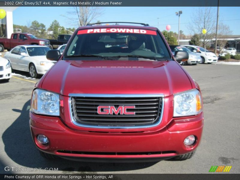 Magnetic Red Metallic / Medium Pewter 2002 GMC Envoy SLT 4x4