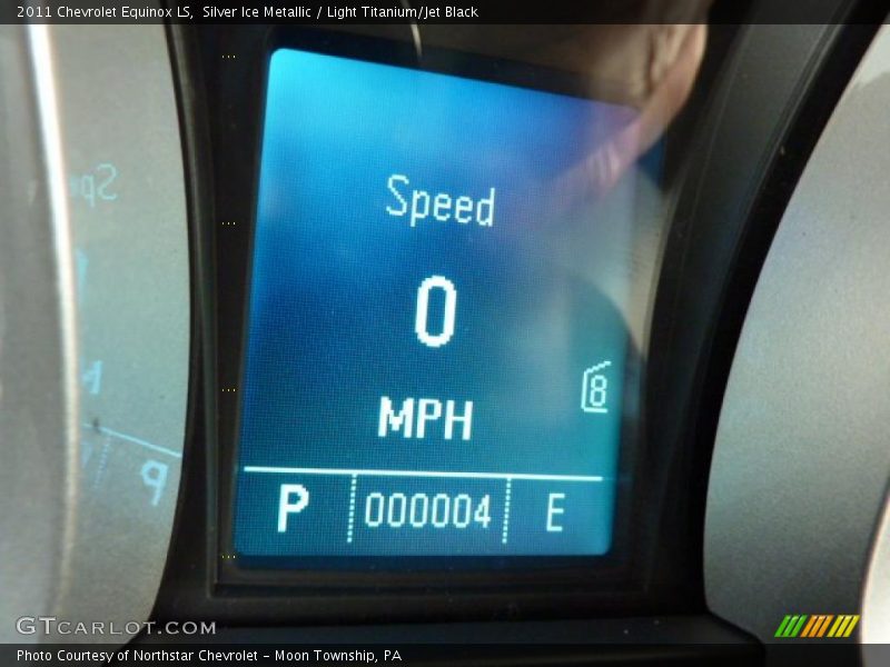 Silver Ice Metallic / Light Titanium/Jet Black 2011 Chevrolet Equinox LS