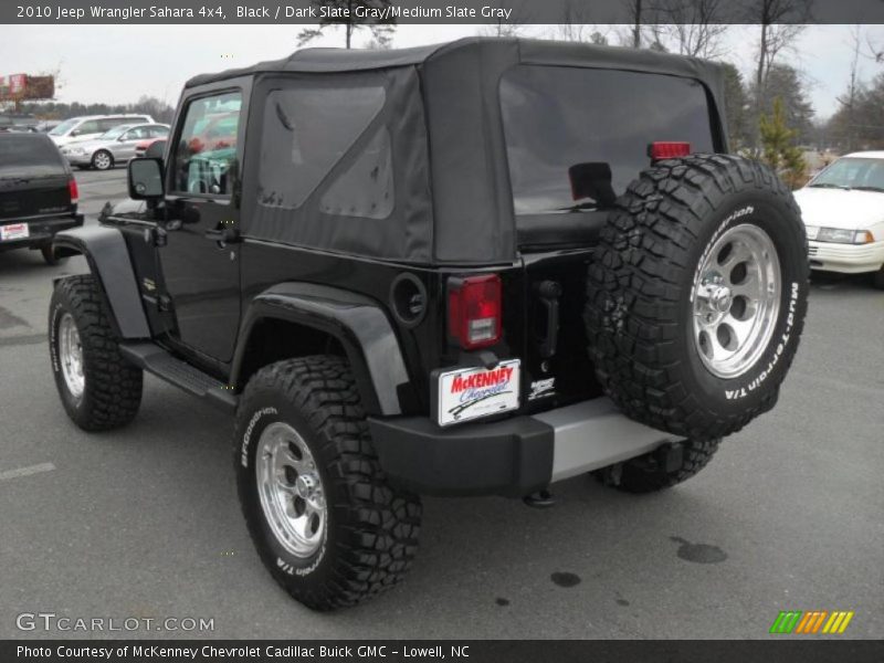 Black / Dark Slate Gray/Medium Slate Gray 2010 Jeep Wrangler Sahara 4x4