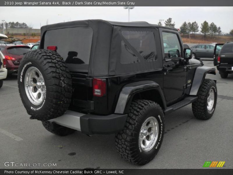 Black / Dark Slate Gray/Medium Slate Gray 2010 Jeep Wrangler Sahara 4x4