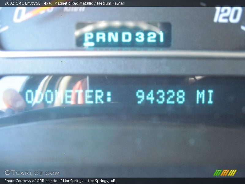 Magnetic Red Metallic / Medium Pewter 2002 GMC Envoy SLT 4x4