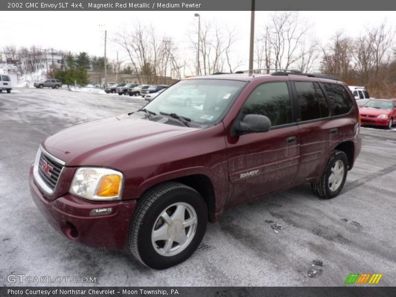 Magnetic Red Metallic / Medium Pewter 2002 GMC Envoy SLT 4x4
