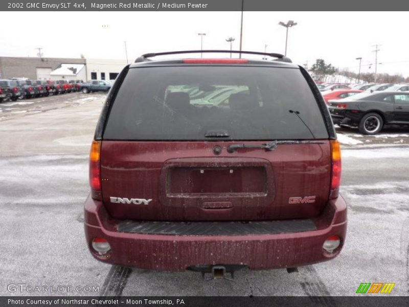 Magnetic Red Metallic / Medium Pewter 2002 GMC Envoy SLT 4x4