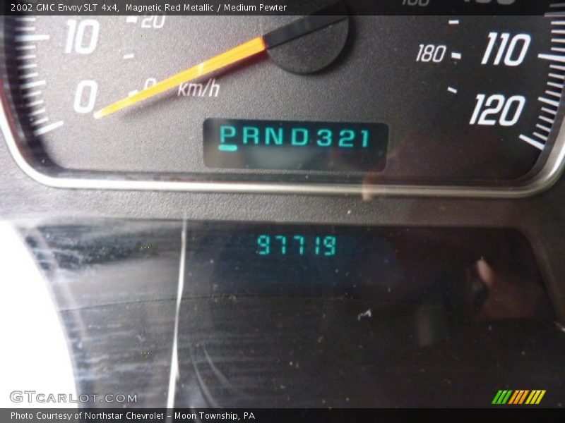 Magnetic Red Metallic / Medium Pewter 2002 GMC Envoy SLT 4x4