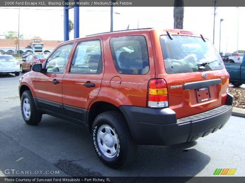 Blazing Copper Metallic / Medium/Dark Pebble 2006 Ford Escape XLS