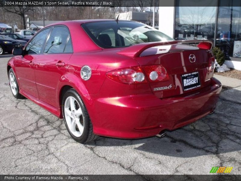 Redfire Metallic / Black 2004 Mazda MAZDA6 s Sport Sedan