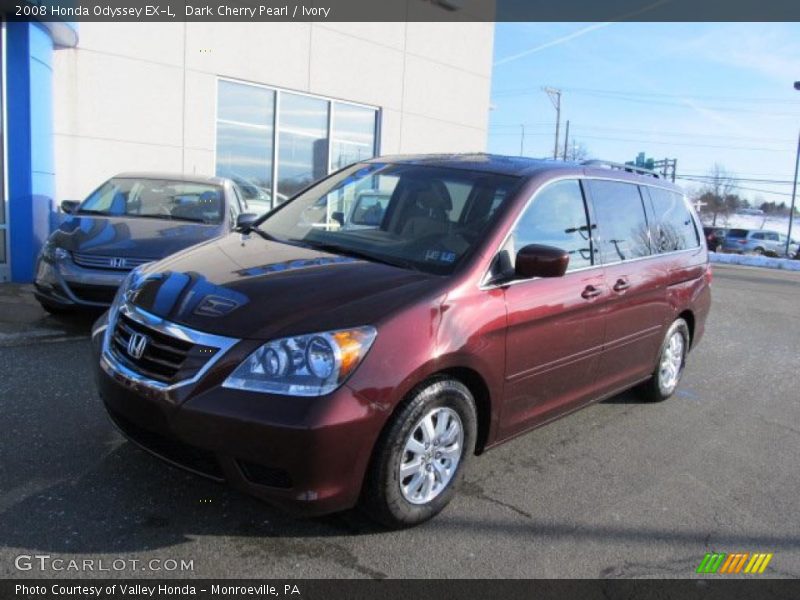 Dark Cherry Pearl / Ivory 2008 Honda Odyssey EX-L