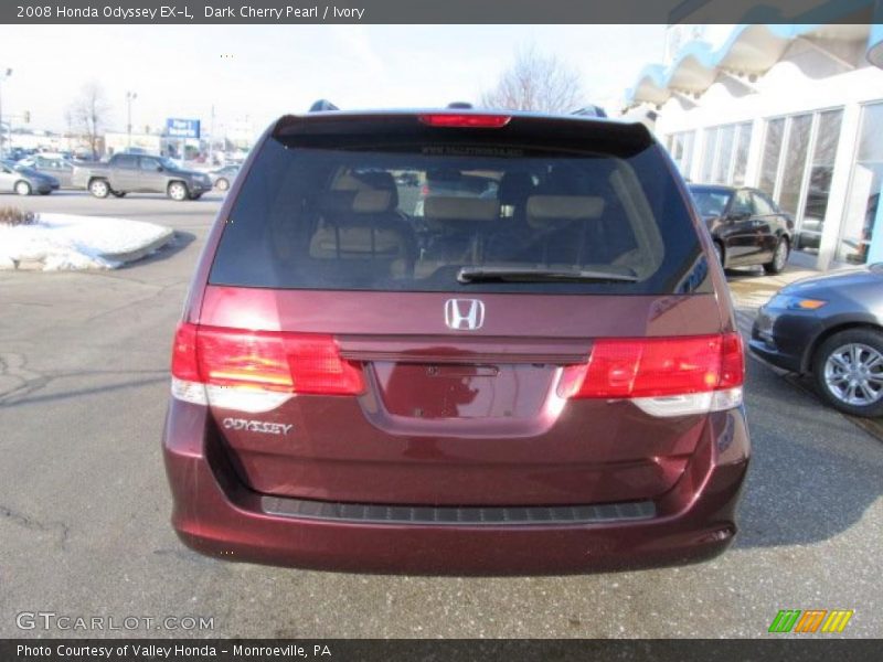 Dark Cherry Pearl / Ivory 2008 Honda Odyssey EX-L