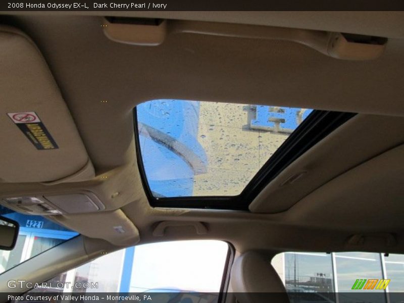 Dark Cherry Pearl / Ivory 2008 Honda Odyssey EX-L