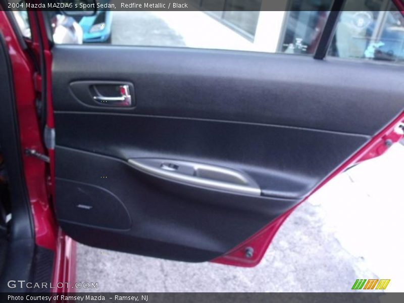 Redfire Metallic / Black 2004 Mazda MAZDA6 s Sport Sedan