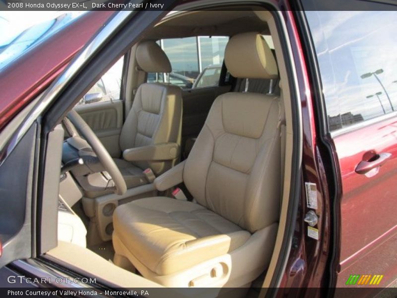 Dark Cherry Pearl / Ivory 2008 Honda Odyssey EX-L
