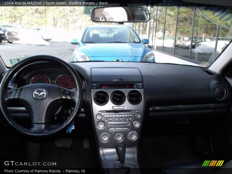 Redfire Metallic / Black 2004 Mazda MAZDA6 s Sport Sedan