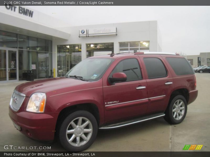 Sonoma Red Metallic / Cocoa/Light Cashmere 2008 GMC Yukon Denali