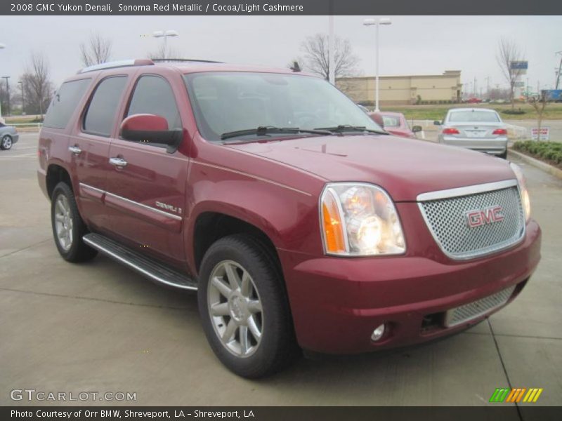 Sonoma Red Metallic / Cocoa/Light Cashmere 2008 GMC Yukon Denali