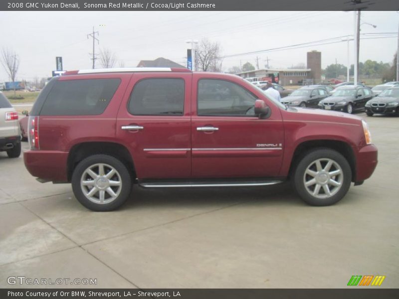 Sonoma Red Metallic / Cocoa/Light Cashmere 2008 GMC Yukon Denali