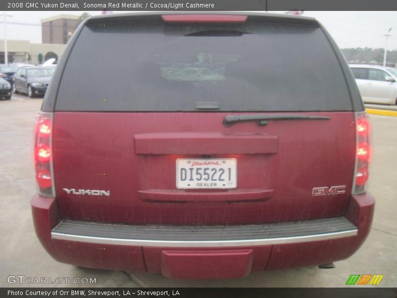 Sonoma Red Metallic / Cocoa/Light Cashmere 2008 GMC Yukon Denali