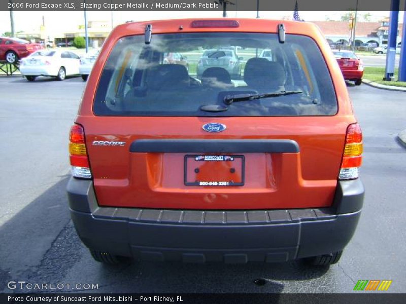 Blazing Copper Metallic / Medium/Dark Pebble 2006 Ford Escape XLS