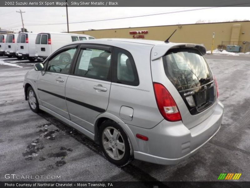 Silky Silver Metallic / Black 2002 Suzuki Aerio SX Sport Wagon