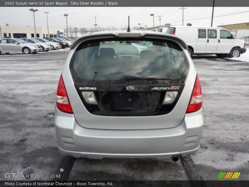 Silky Silver Metallic / Black 2002 Suzuki Aerio SX Sport Wagon