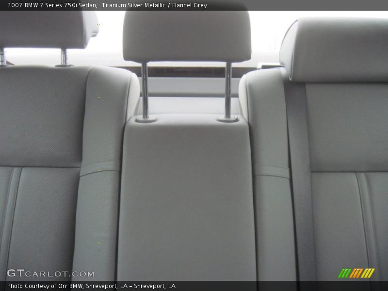 Titanium Silver Metallic / Flannel Grey 2007 BMW 7 Series 750i Sedan