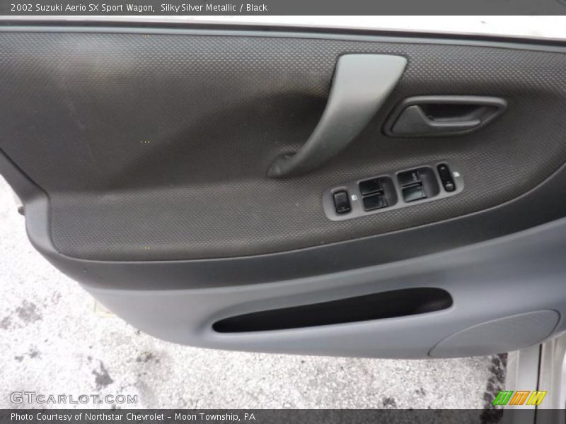 Silky Silver Metallic / Black 2002 Suzuki Aerio SX Sport Wagon