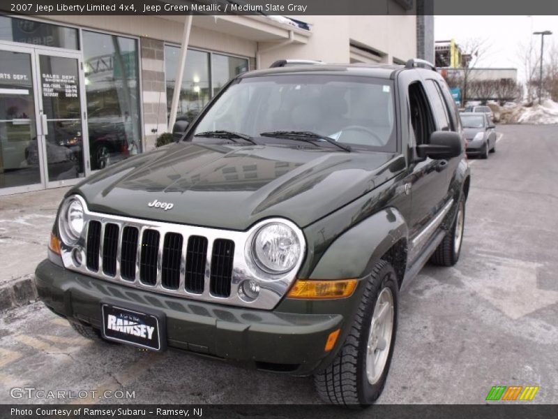 Jeep Green Metallic / Medium Slate Gray 2007 Jeep Liberty Limited 4x4