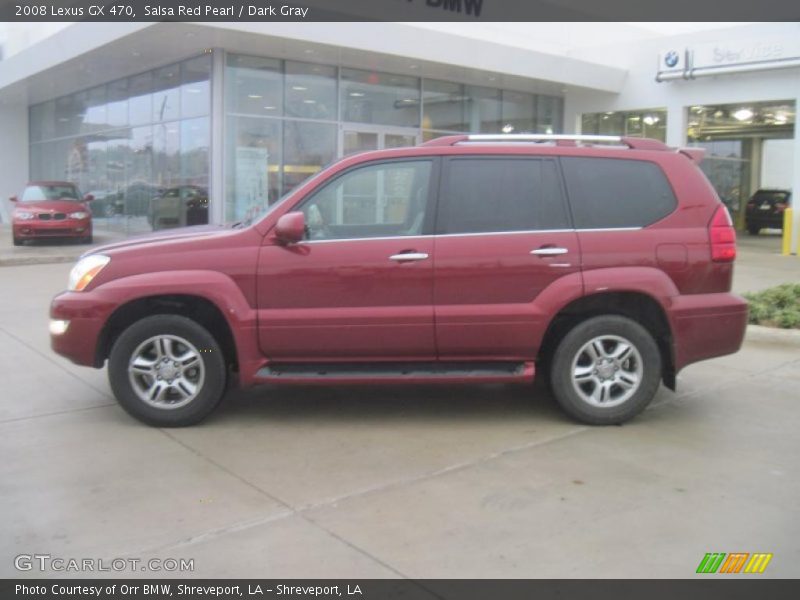 Salsa Red Pearl / Dark Gray 2008 Lexus GX 470