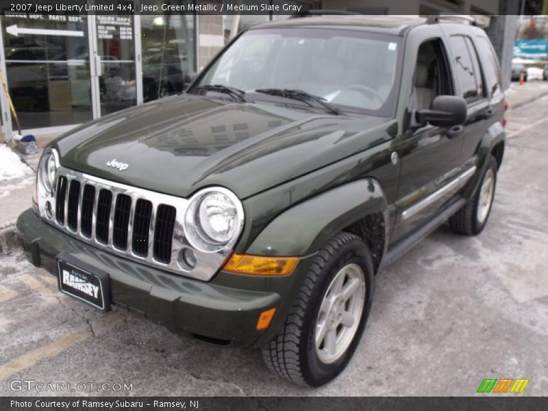 Jeep Green Metallic / Medium Slate Gray 2007 Jeep Liberty Limited 4x4