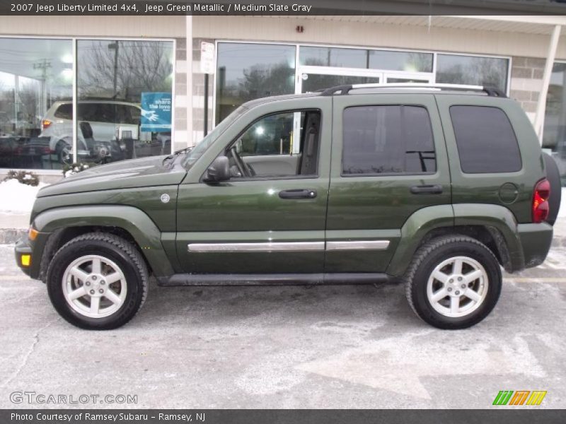 Jeep Green Metallic / Medium Slate Gray 2007 Jeep Liberty Limited 4x4