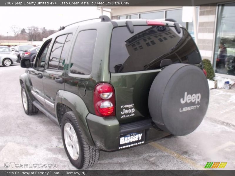Jeep Green Metallic / Medium Slate Gray 2007 Jeep Liberty Limited 4x4
